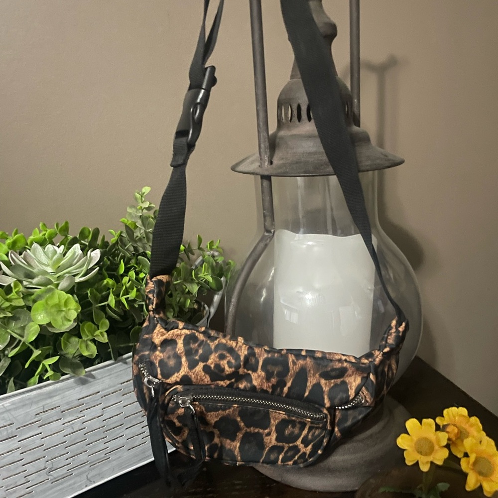 Leopard Print Crossbody Bag